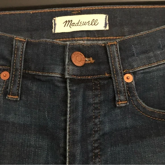 Madewell 9 inch hi rise skinny jeans- size 24 - Picture 5 of 7
